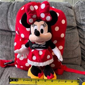 BNWT Velvety Soft Girl’s Minnie Mini Backpack